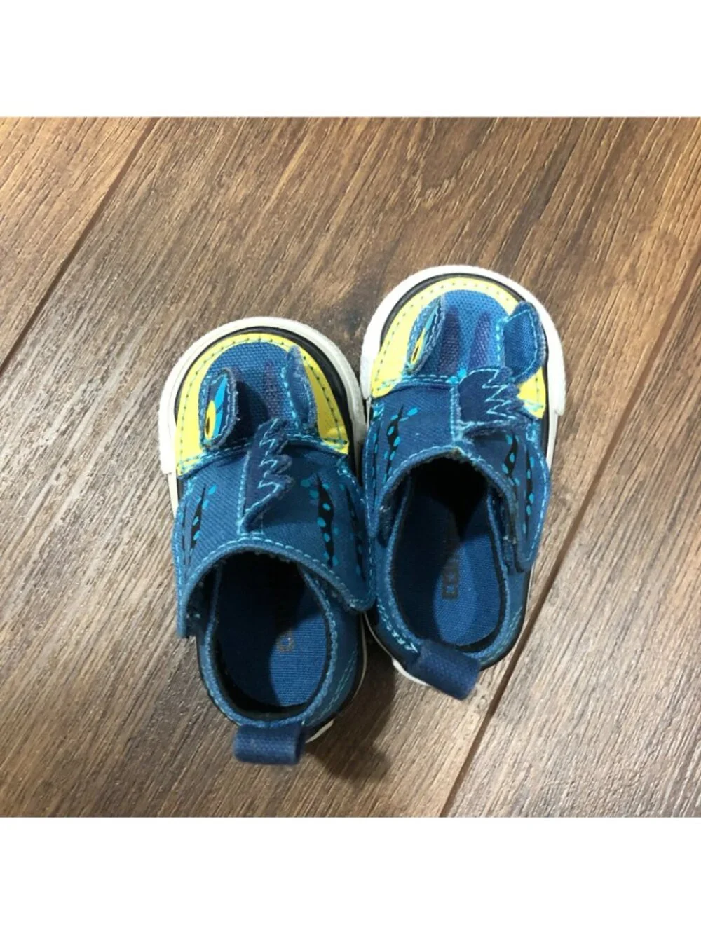 Converse Infant Baby Kids Unisex Iguana Lizard Dinosaur Shoes Sz 2 | 11cm